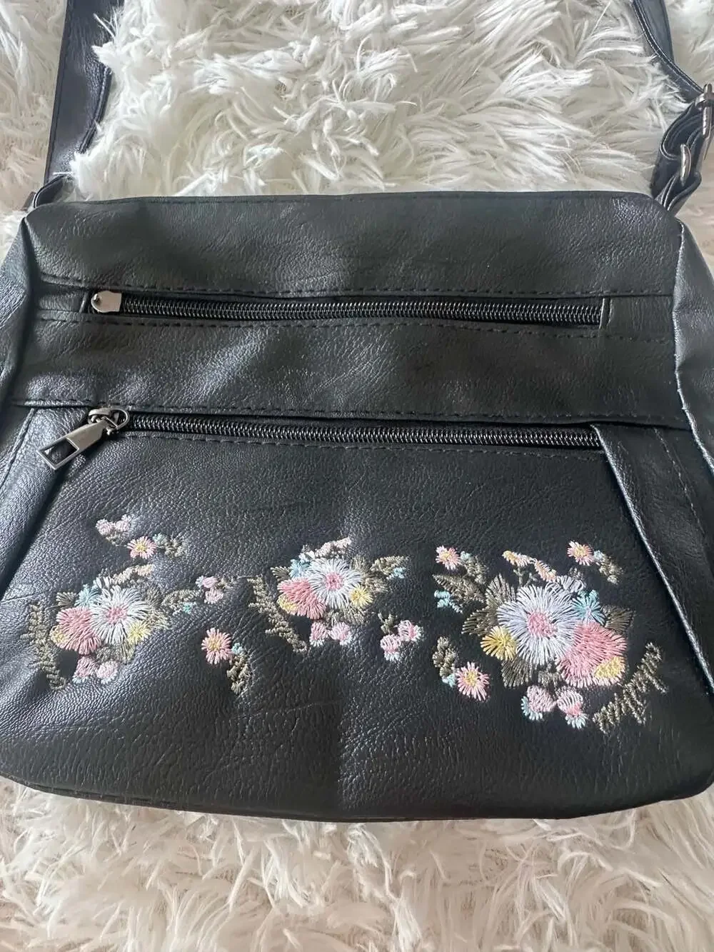 Unbranded black faux